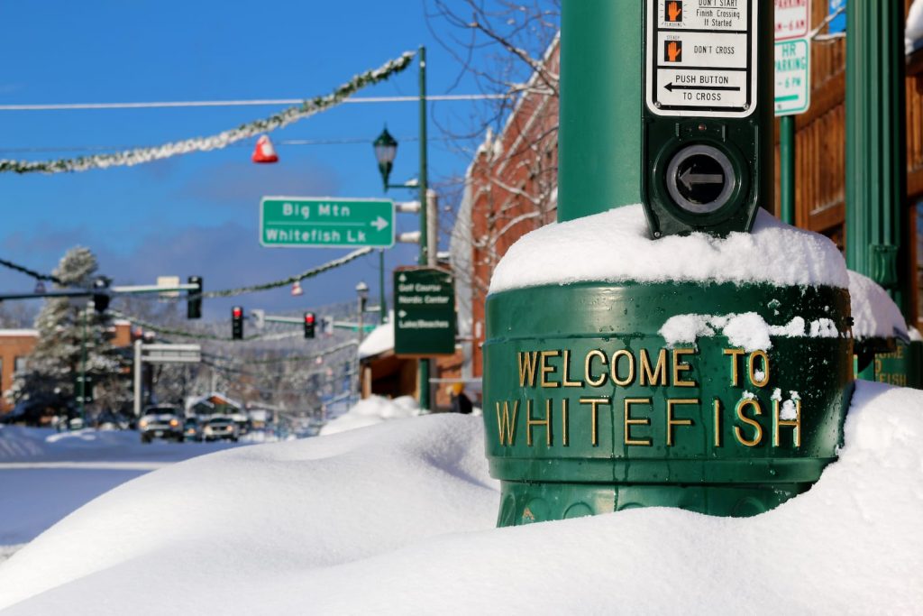 Whitefish Mountain Resort - Yeti's not thinking about golf yet