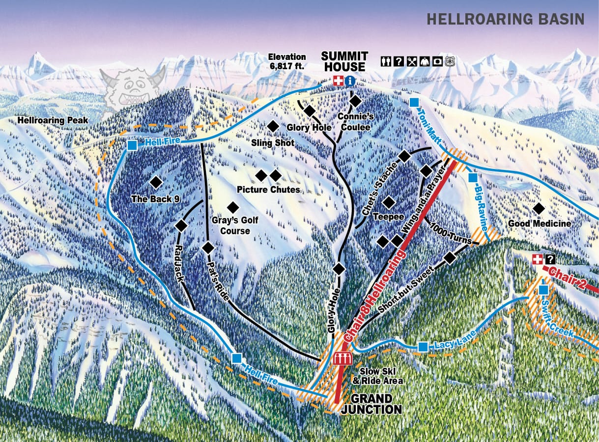 2023/24 Hellroaring Trail Map