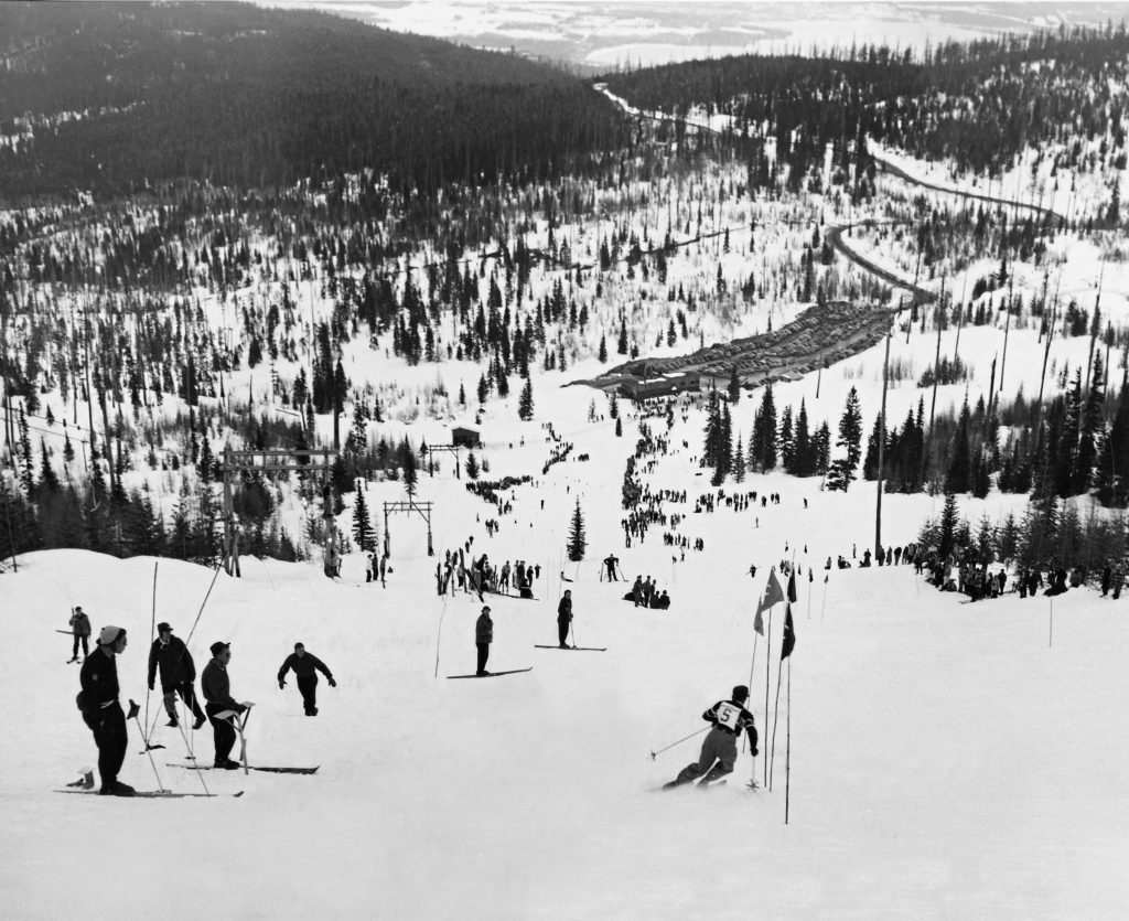 Big Mountain history: Whitefish won unlikely bid to host 1949 downhill ...