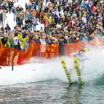 End ski season with a splash! Closing weekend means it's time for the Pond Skim